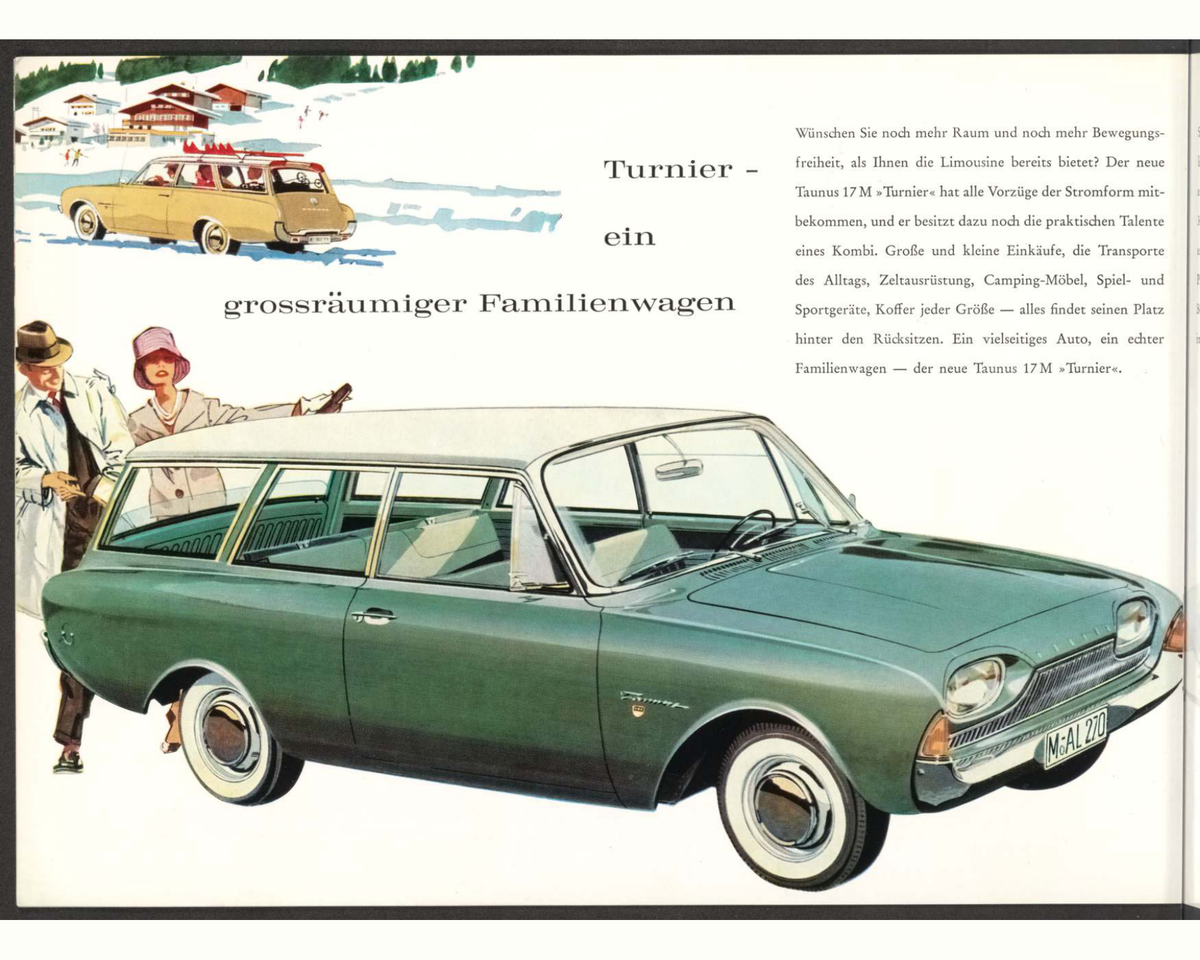 1962 Ford Taunus 17M P3 Brochure Page 12 0062-0002 — 16×20 proportions
