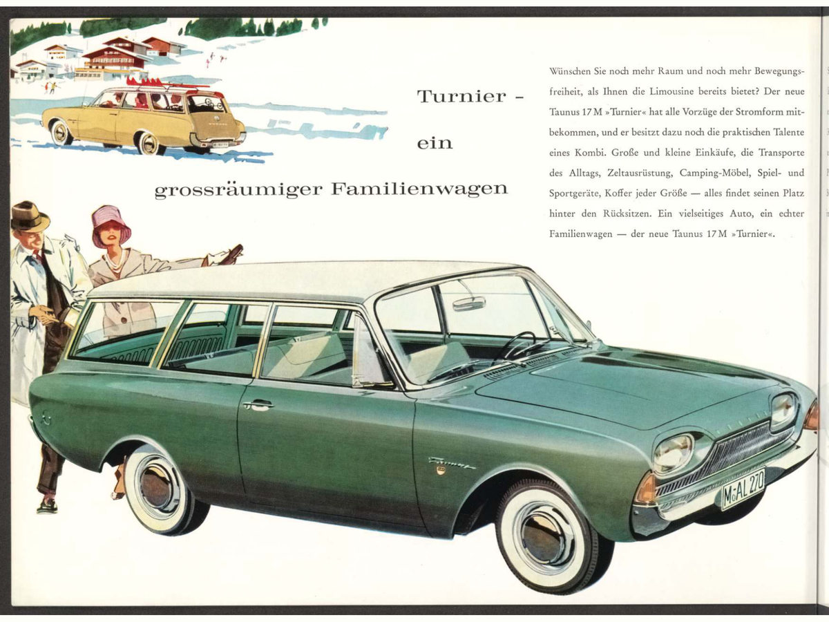 1962 Ford Taunus 17M P3 Brochure Page 12 0062-0002 — 18×24 proportions
