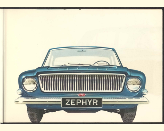 1962 Ford Zephyr 4 Mk 3 And Zephyr 6 Mark 3 Brochure Page 11 0062-0007 — 16×20 proportions