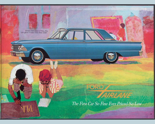 1962 Ford Fairlane 500 And Fairlane Brochure Page 3 0062-0013 — 16×20 proportions