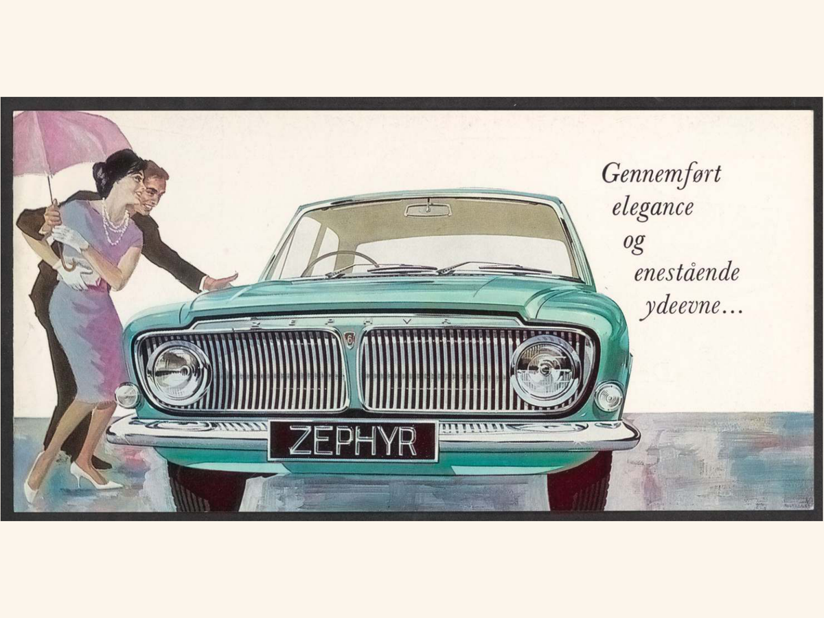 1962 Ford Zephyr 6 Brochure Page 1 0062-0016 — 18×24 proportions
