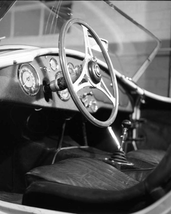1962 COBRA CSX2000 AFTER PAINT INTERIOR — Shelby American photo credit Dave Friedman
