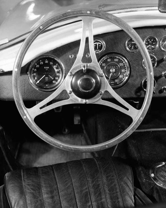 1962 COBRA CSX2000 AFTER PAINT INTERIOR — Shelby American photo credit Dave Friedman