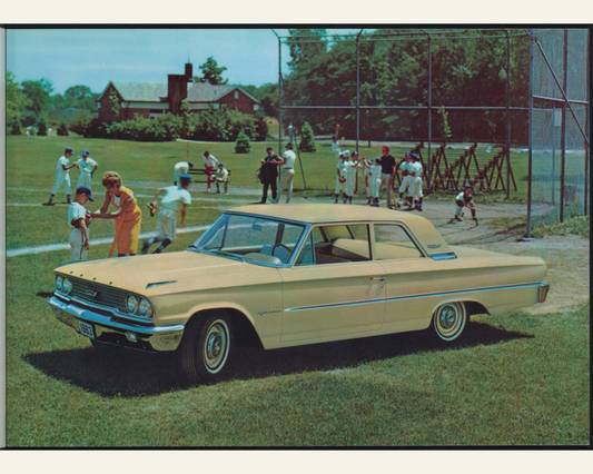 1963 Ford Car Line And Super Torque Brochure Page 5 0063-0002 — 16×20 proportions