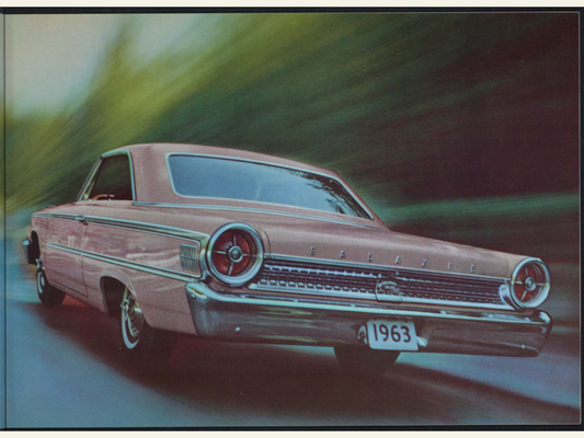 1963 Ford Car Line And Super Torque Brochure Page 17 0063-0006 — 18×24 proportions