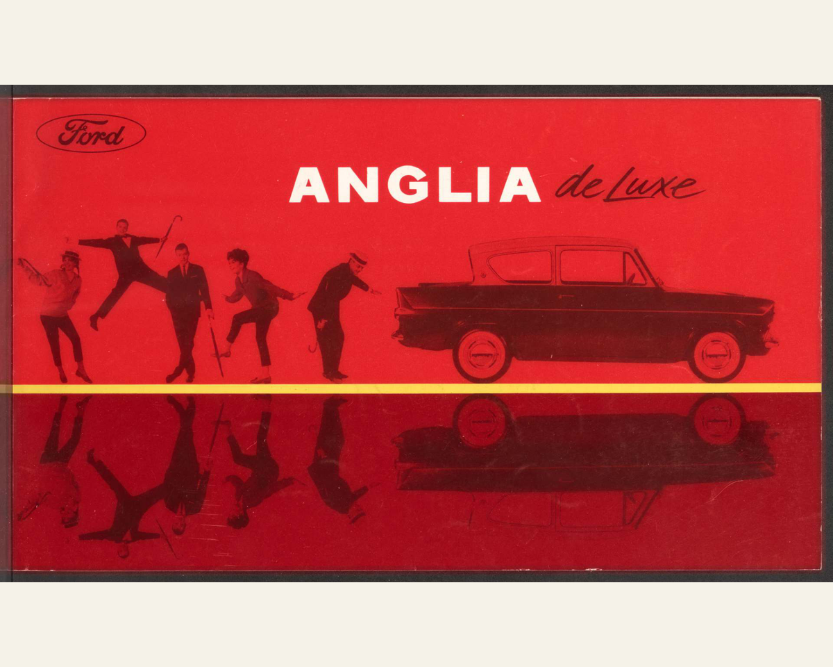1963 Ford Anglia 105E Brochure Page 1 0063-0023 — 16×20 proportions