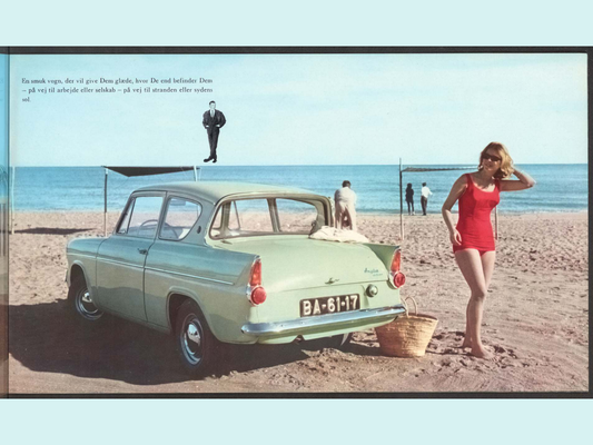 1963 Ford Anglia 105E Brochure Page 5 0063-0025 — 18×24 proportions