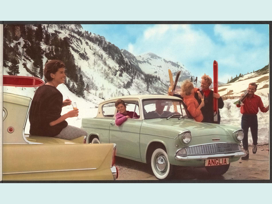 1963 Ford Anglia 105E Brochure Page 11 0063-0028 — 18×24 proportions