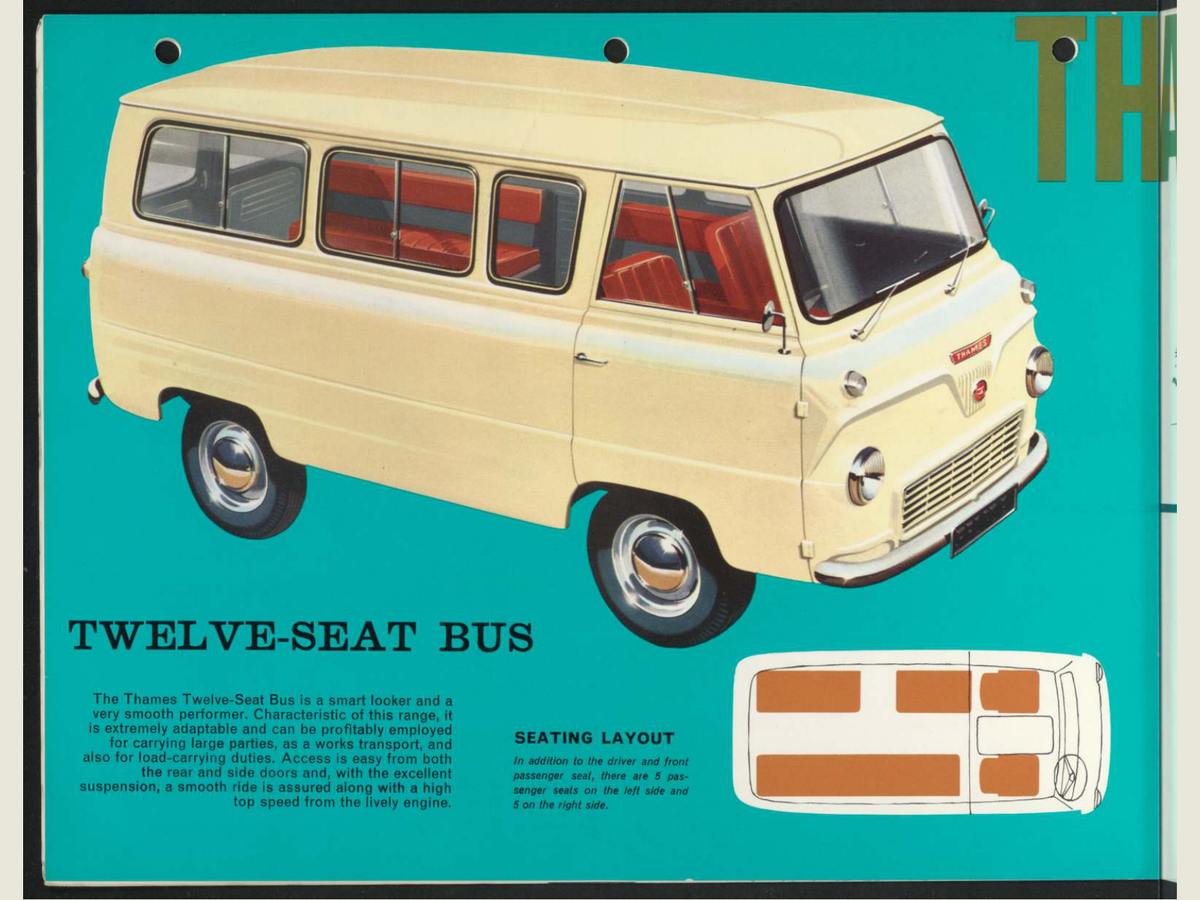 1963 Ford Thames Freighter Range Brochure Page 12 0063-0033 — 18×24 proportions