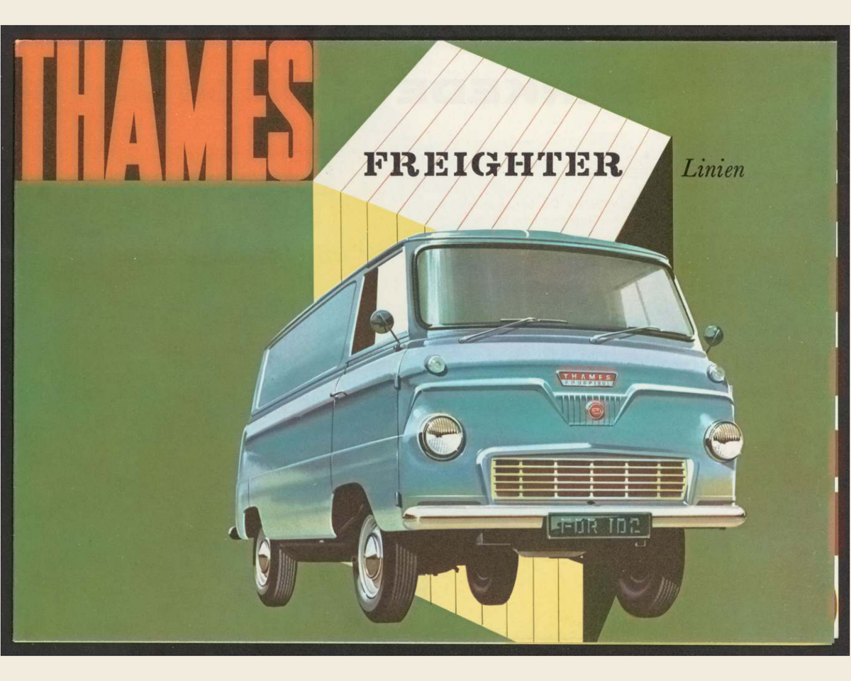 1963 Ford Thames Freighter Line Brochure Page 1 0063-0041 — 16×20 proportions
