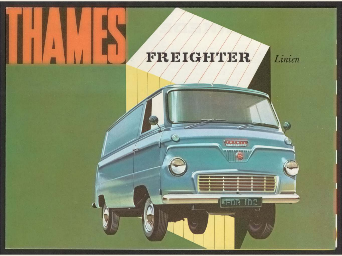 1963 Ford Thames Freighter Line Brochure Page 1 0063-0041 — 18×24 proportions