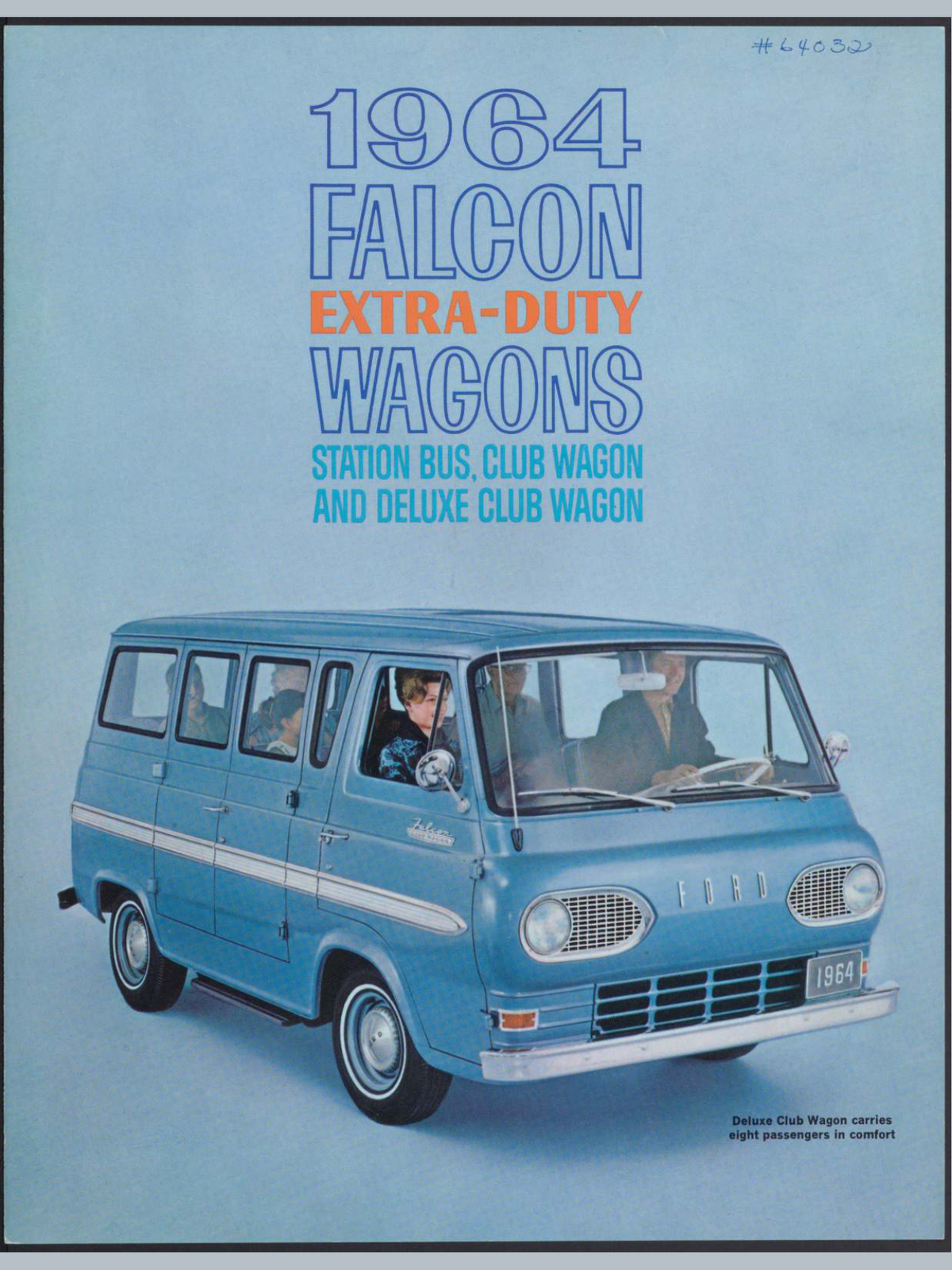 1964 Ford Falcon Extra Duty Wagons Brochure Page 1 0064-0021 — 18×24 proportions