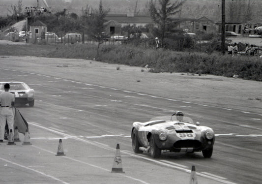 1964 Cobra and Ford GT40 on track — Nassau — 0064-0023
