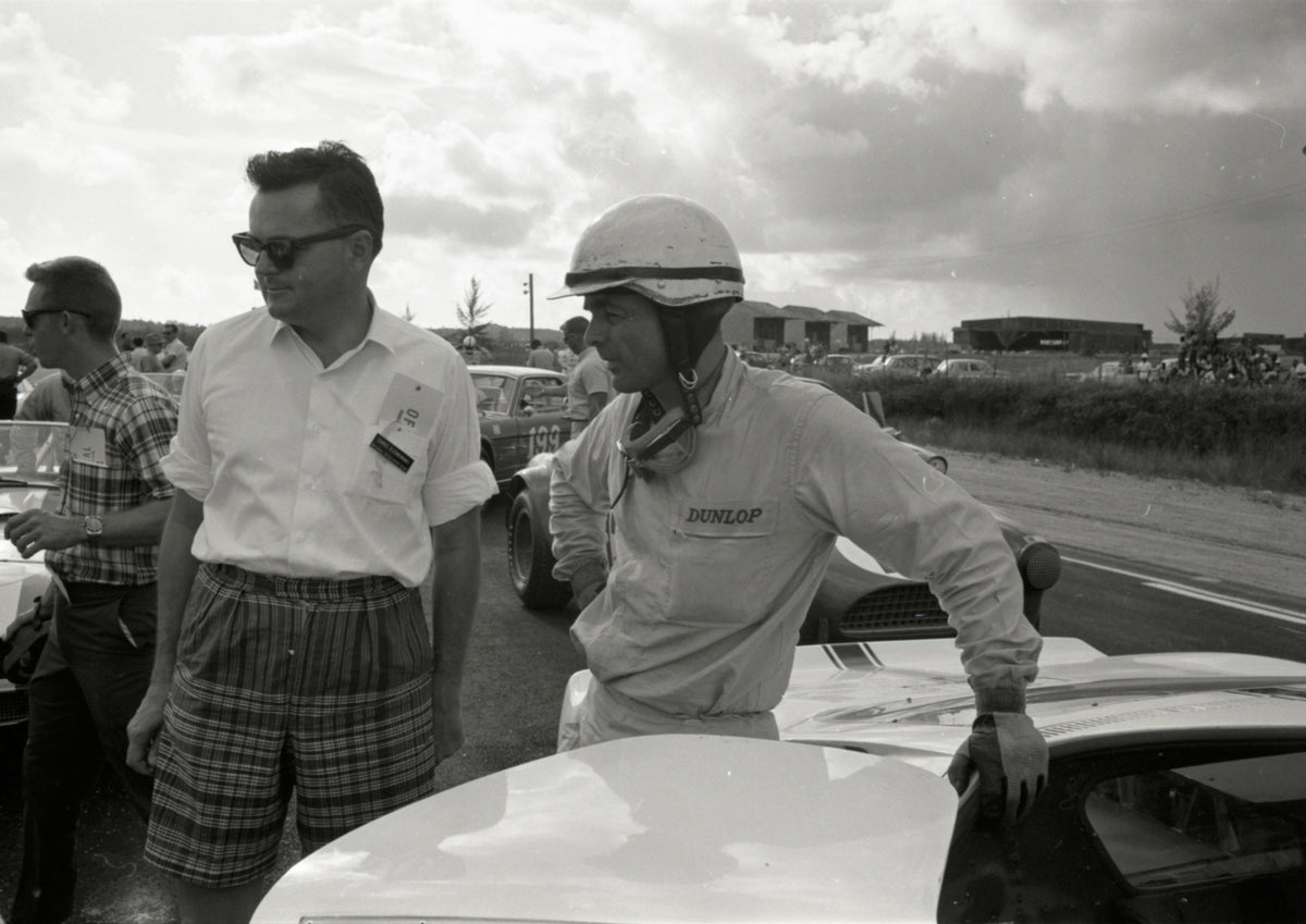 1964 Two men at the race circuit — Nassau — 0064-0031