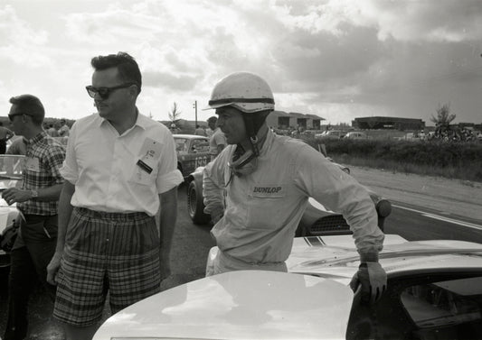 1964 Two men at the race circuit — Nassau — 0064-0031