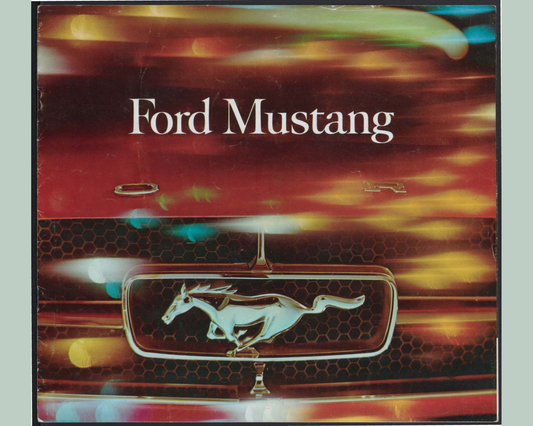 1964.5 Ford Mustang Brochure Page 1 0064-0053 — 16×20 proportions