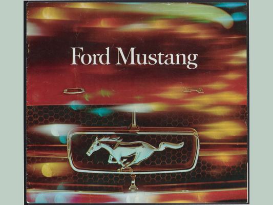1964.5 Ford Mustang Brochure Page 1 0064-0053 — 18×24 proportions