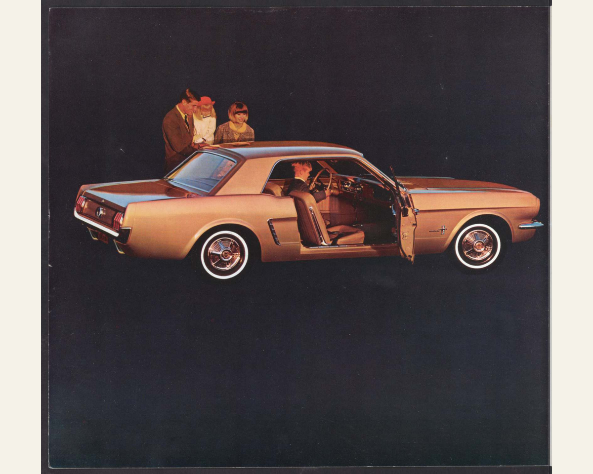 1964.5 Ford Mustang Brochure Page 4 0064-0054 — 16×20 proportions