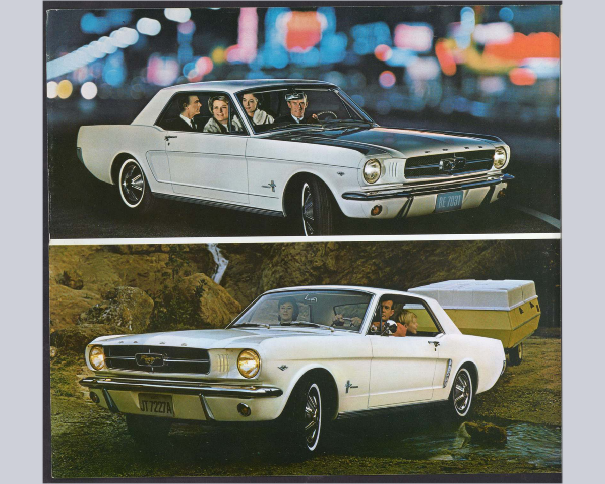 1964.5 Ford Mustang Brochure Page 10 0064-0056 — 16×20 proportions