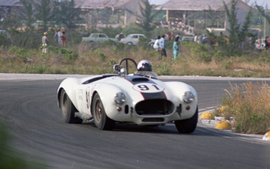 1965 Cobra number 9 racing — Nassau — 0065-0008