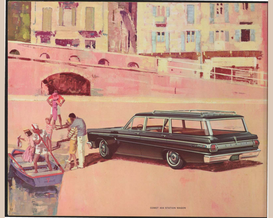 1965 Mercury Comet Brochure Page 12 0065-0023 — 16×20 proportions