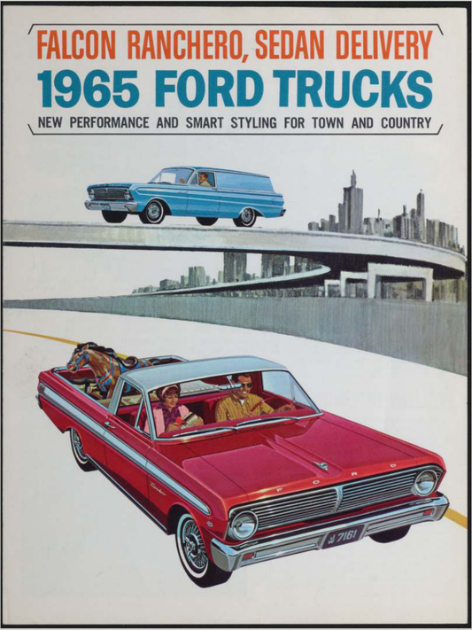 1965 Ford Falcon Ranchero Brochure Page 1 0065-0033 — 18×24 proportions