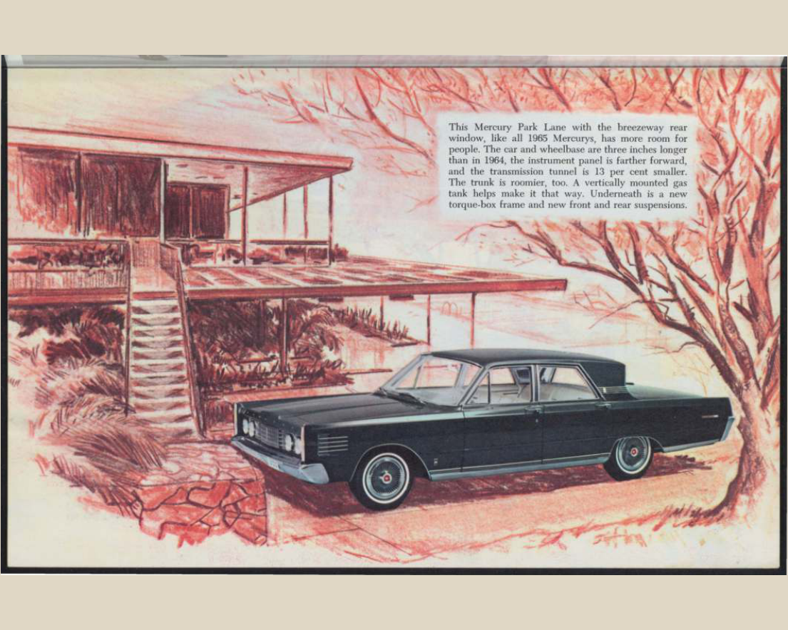 1965 Ford Family Of Cars Brochure Page 3 0065-0051 — 16×20 proportions
