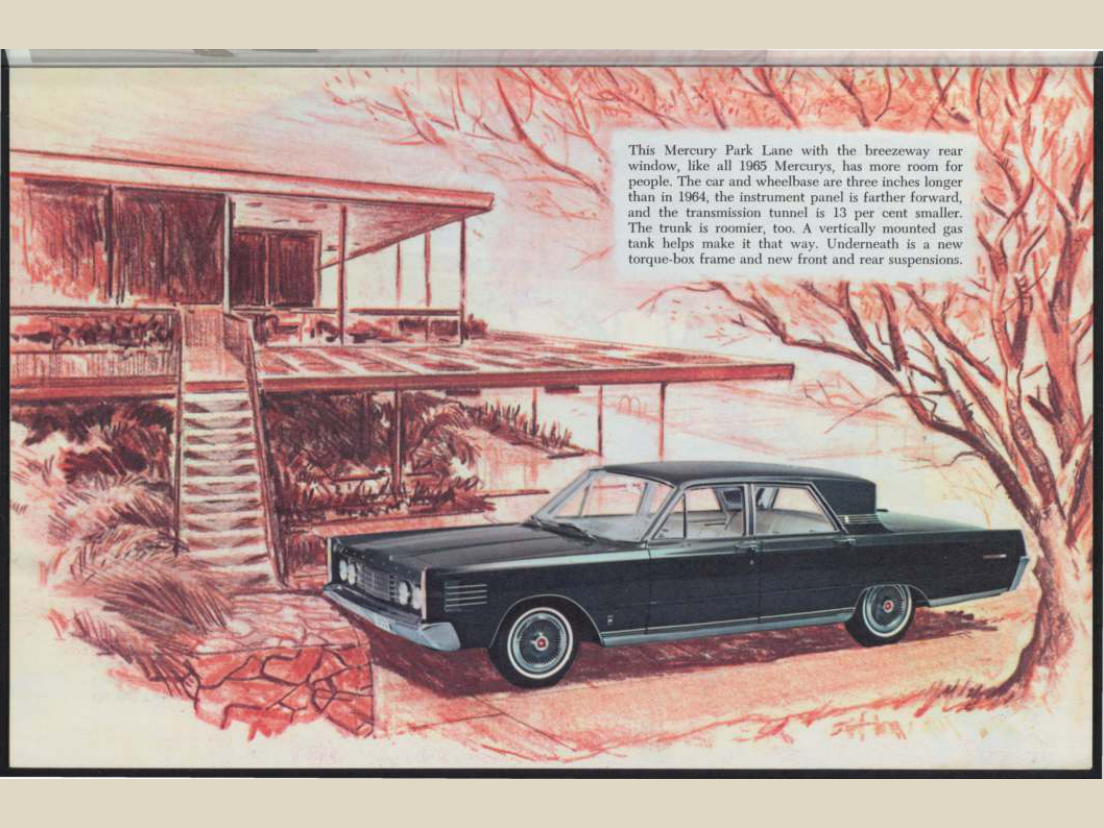 1965 Ford Family Of Cars Brochure Page 3 0065-0051 — 18×24 proportions