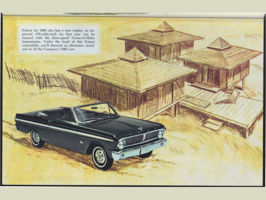 1965 Ford Family Of Cars Brochure Page 5 0065-0053 — 18×24 proportions