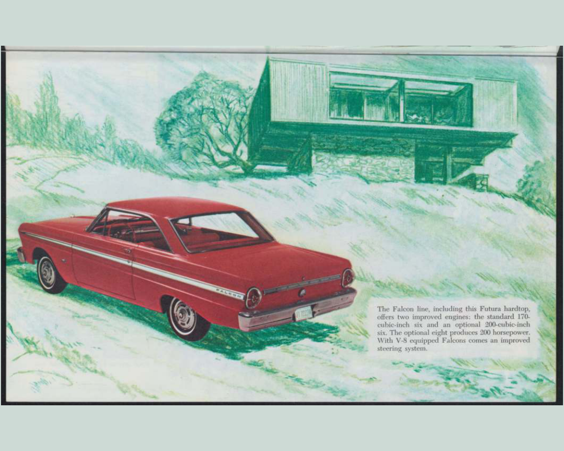 1965 Ford Family Of Cars Brochure Page 7 0065-0055 — 16×20 proportions
