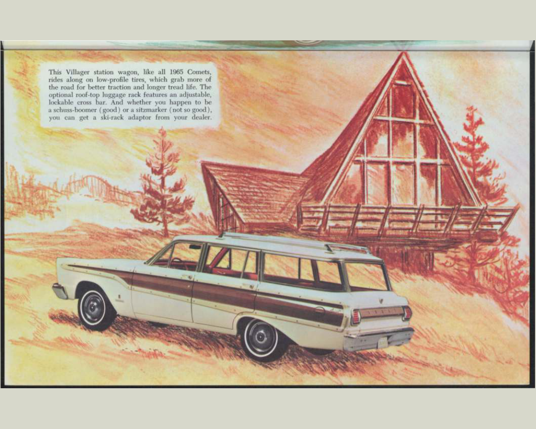 1965 Ford Family Of Cars Brochure Page 11 0065-0059 — 16×20 proportions