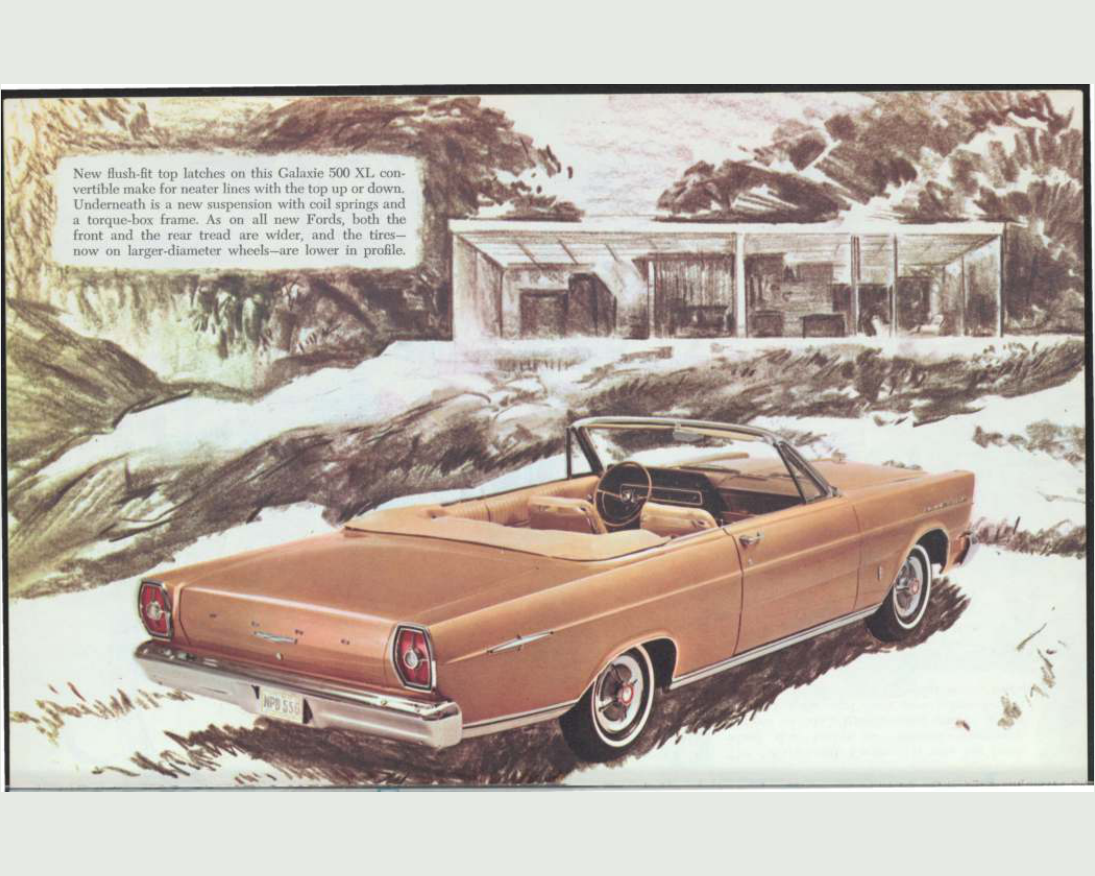 1965 Ford Family Of Cars Brochure Page 14 0065-0062 — 16×20 proportions