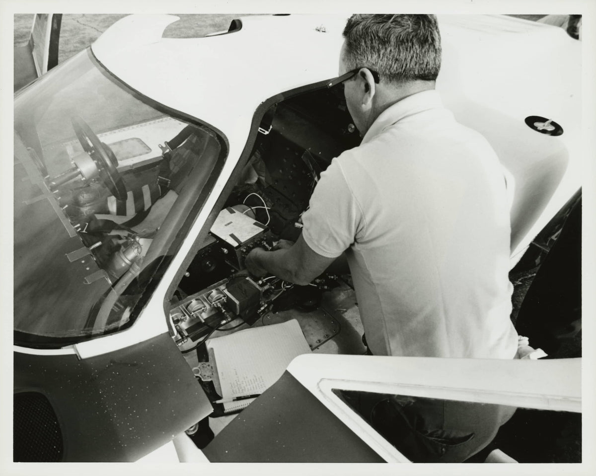 1966 — Ford GT-40 J-Car Testing, Daytona, Florida, 1966 — View 2 — Fordimages 0066-0006; source THF128840
