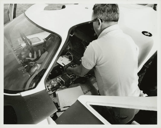 1966 — Ford GT-40 J-Car Testing, Daytona, Florida, 1966 — View 2 — Fordimages 0066-0006; source THF128840