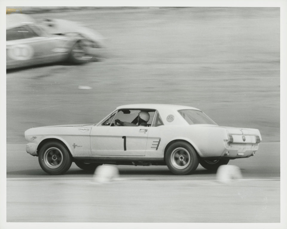 1966 September Ford Mustang Driven by Jerry Titus in the Riverside Trans Am Race — View 2