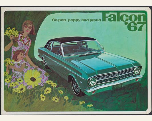 1967 Ford Falcon Brochure Page 1 0067-0002 — 16×20 proportions
