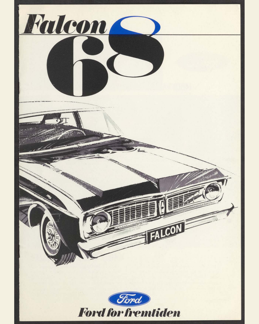 1968 Ford Falcon Brochure Page 1 0068-0000 — 16×20 proportions