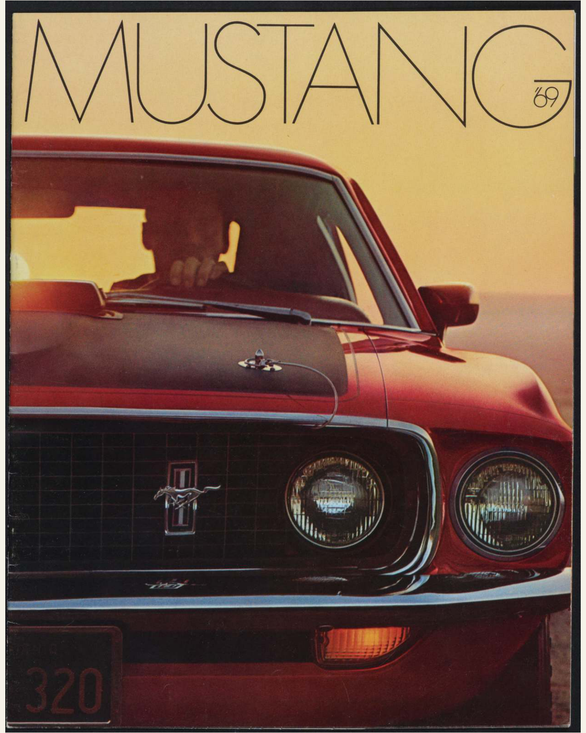 1969 Ford Mustang Brochure Page 1 0069-0002 — 16×20 proportions