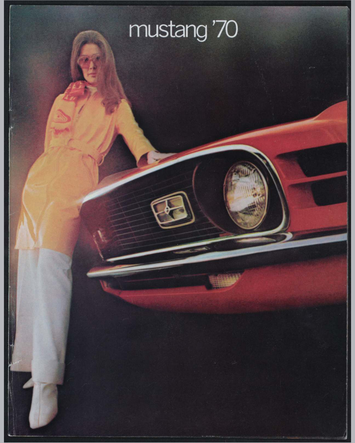 1970 Ford Mustang Brochure Page 1 0070-0003 — 16×20 proportions