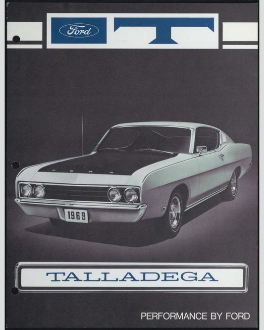 1989 Ford Torino Talladega Brochure Page 1 0089-0000 — 16×20 proportions