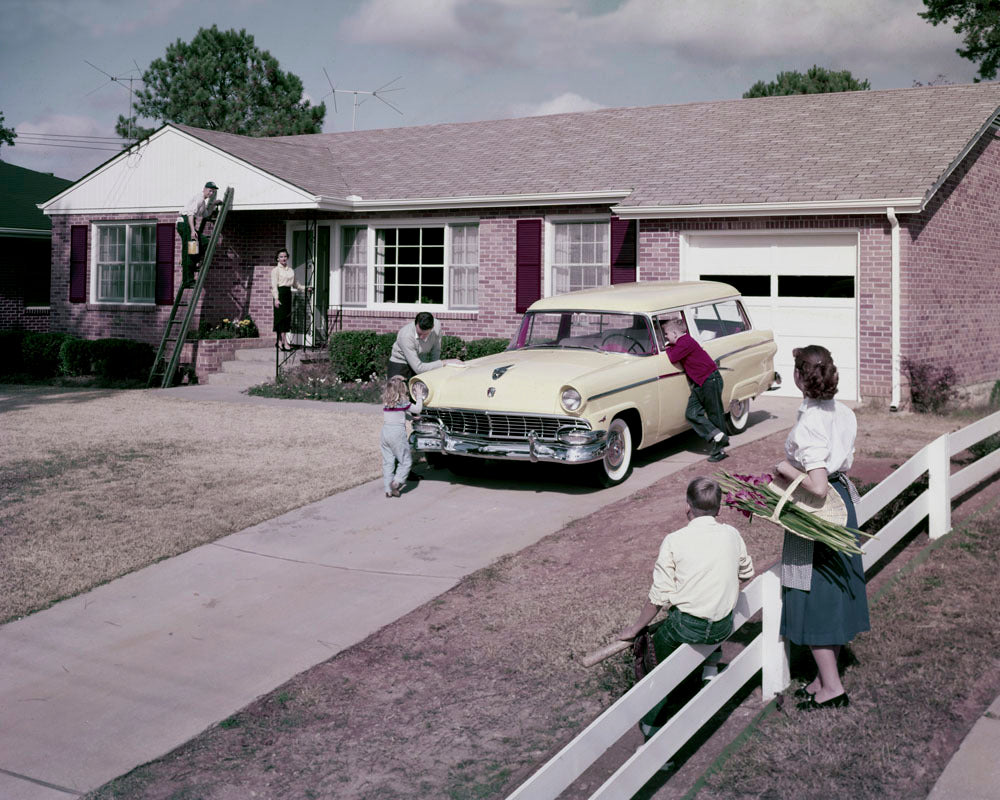 1956 Ford Station Wagon neg C670 10A 0144-0690