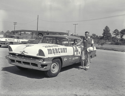 1956 NASCAR Grand National Race Florida Driver Billy Myer finished 2nd in his Mercury (#14) CD 1098 3282 4909 19 0144-0717