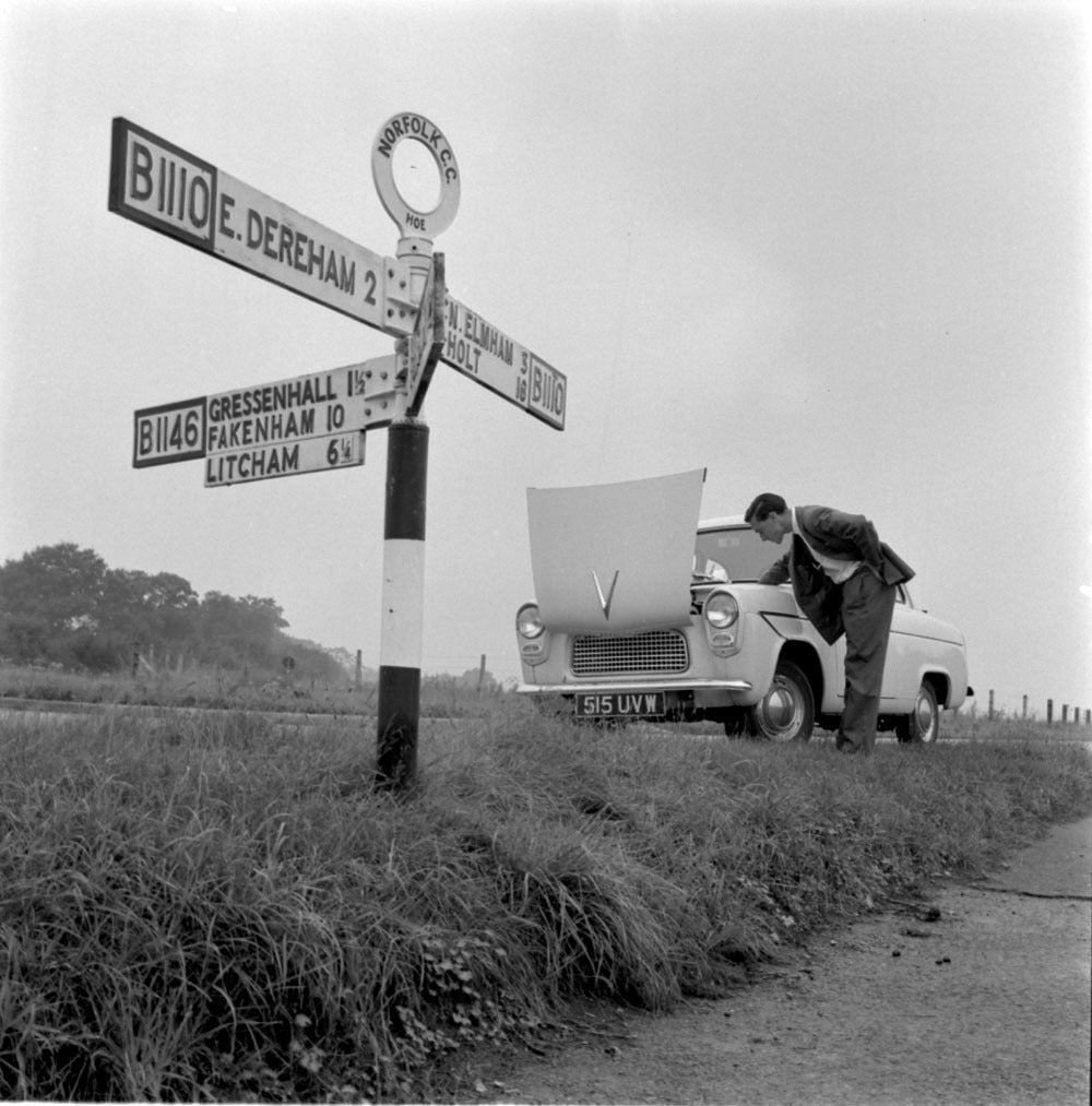 1961 Feature on dealers premises in Norfolk neg UK 74x601 0144-0825