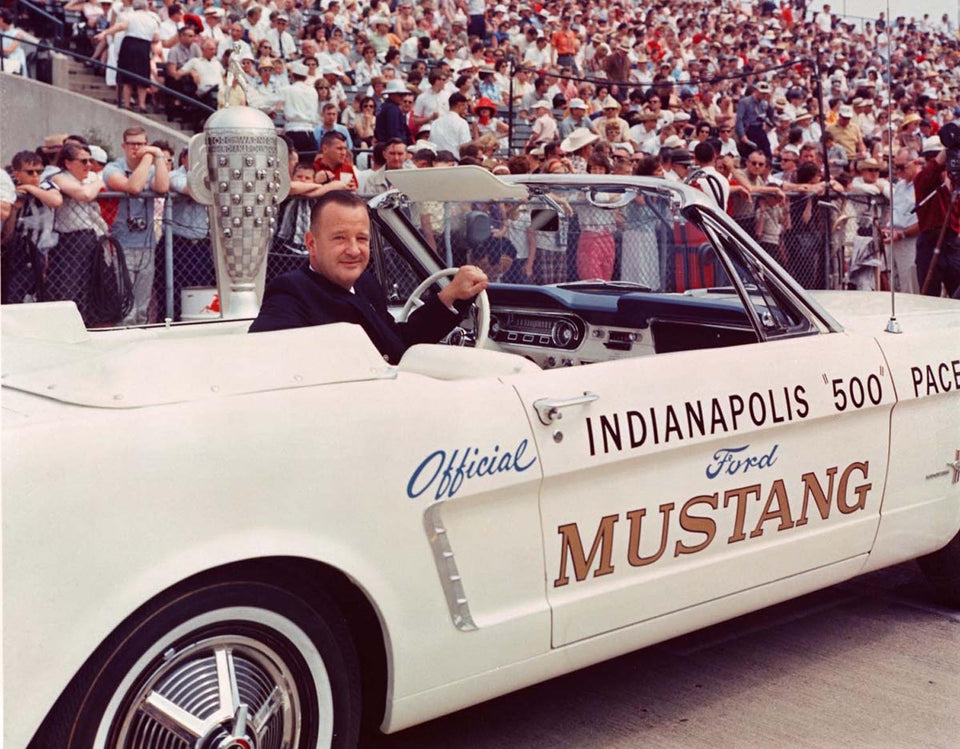 1964 Indy 500 Benson Ford in Mustang pace car 0144-0851