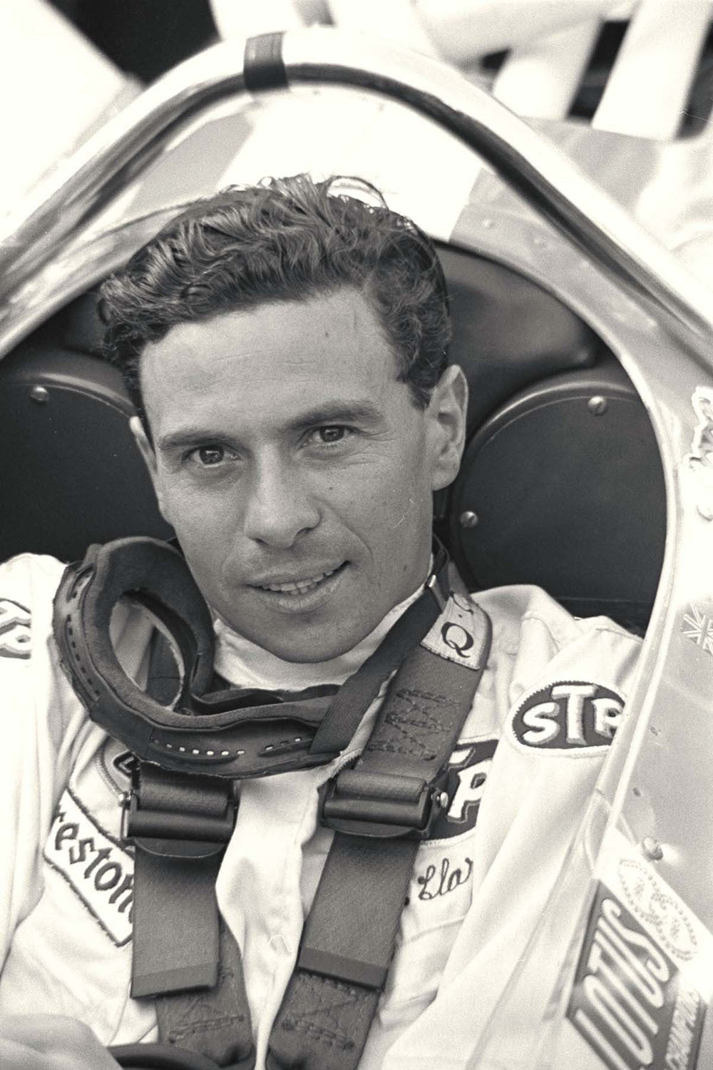 1966 Indianapolis 500 Indiana Jim Clark Lotus Ford Head shot CD 0554 3252 2891 15 0144-0971