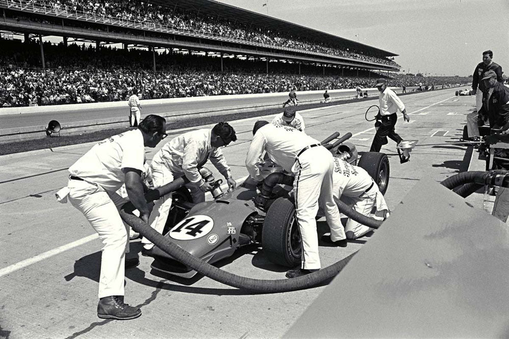 1967 Indianapolis 500 Indiana AJ Foyt pit stop CD 0554 3252 2847 10 0144-1029