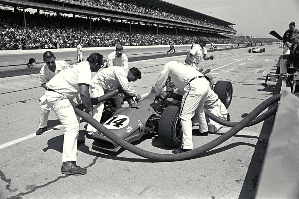 1967 Indianapolis 500 Indiana AJ Foyt pit stop CD 0554 3252 2847 13 0144-1031