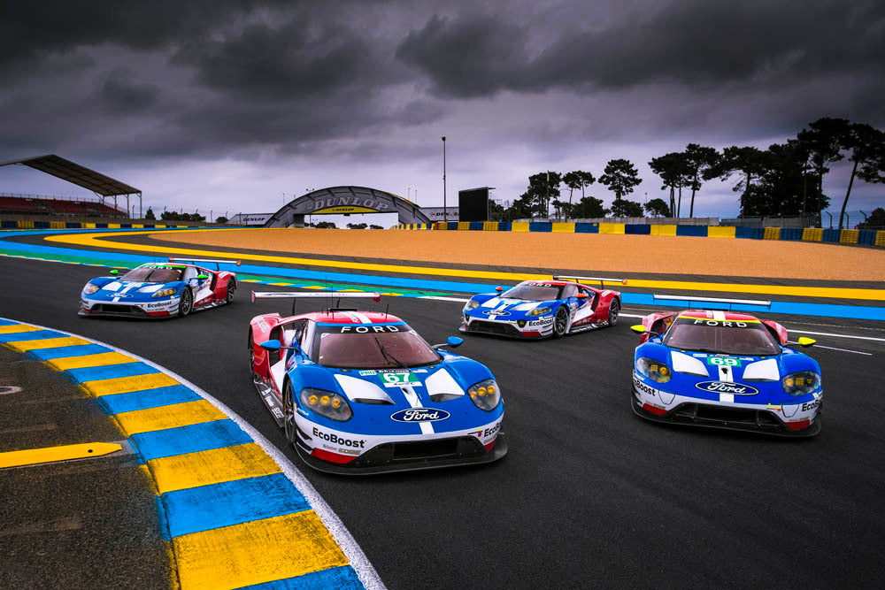 Ford Le Mans 2017 4-car shot 0144-2090