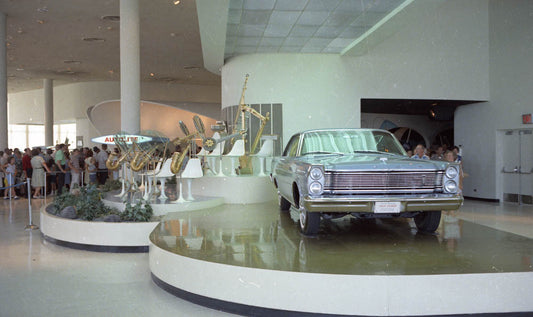 1965 Worlds Fair Ford Exhibit 1965 Galaxie  CN3430-856 0144-2347