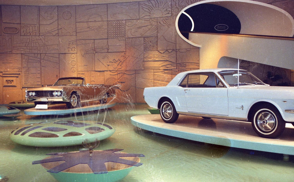 1965 Worlds Fair Ford Exhibit 1965 Mustang 0144-2354